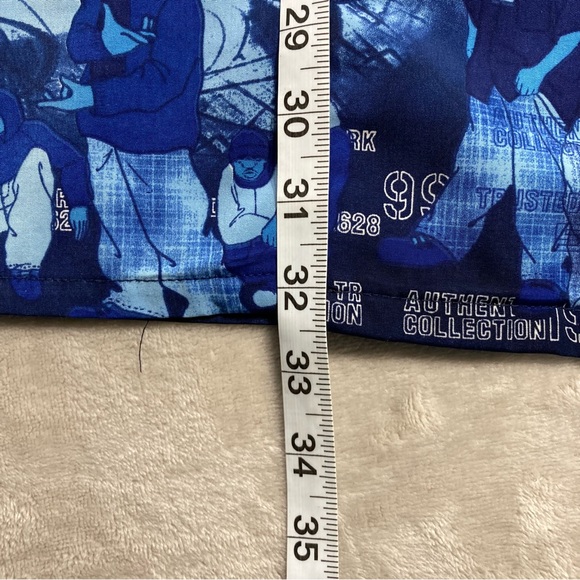 Vintage Southpole Button Up Shirt Y2K Baggy Urban AOP Hip Hop Streetwear 90s - Picture 10 of 12